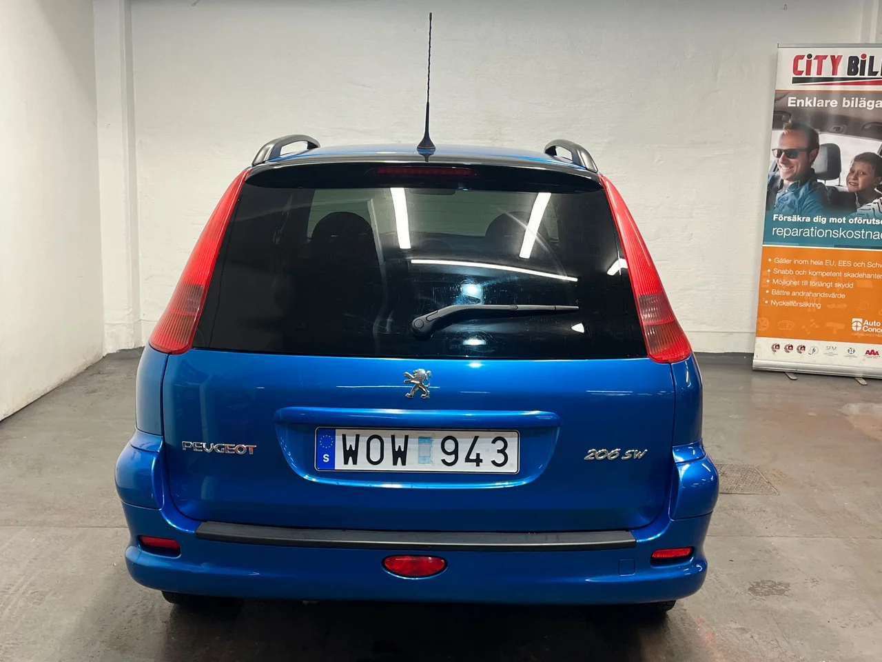 Peugeot 206 SW 1.6 Manuell, 109hk, 2005