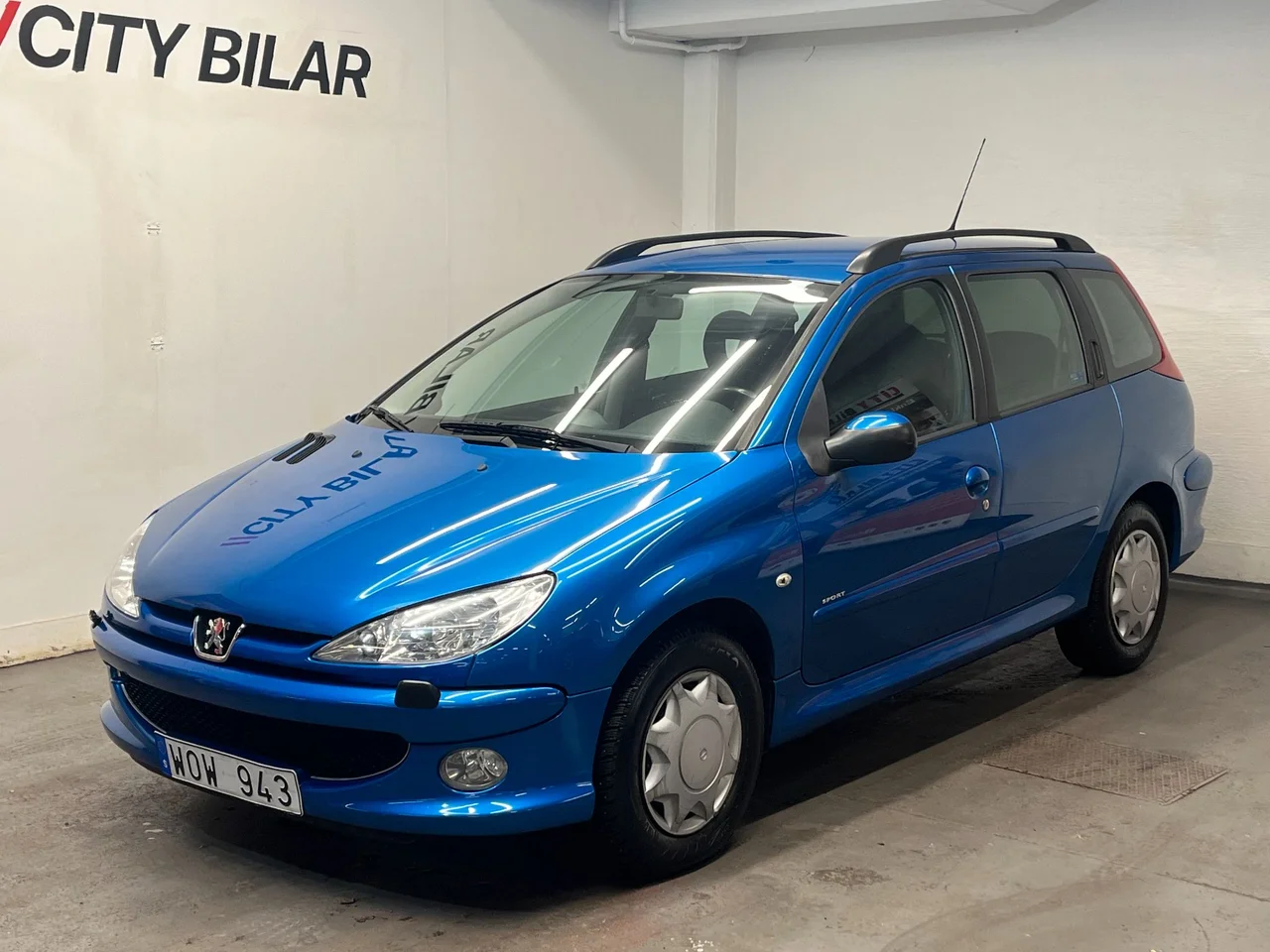 Peugeot 206 SW 1.6 Manuell, 109hk, 2005