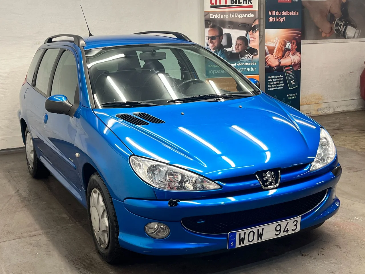 Peugeot 206 SW 1.6 Manuell, 109hk, 2005