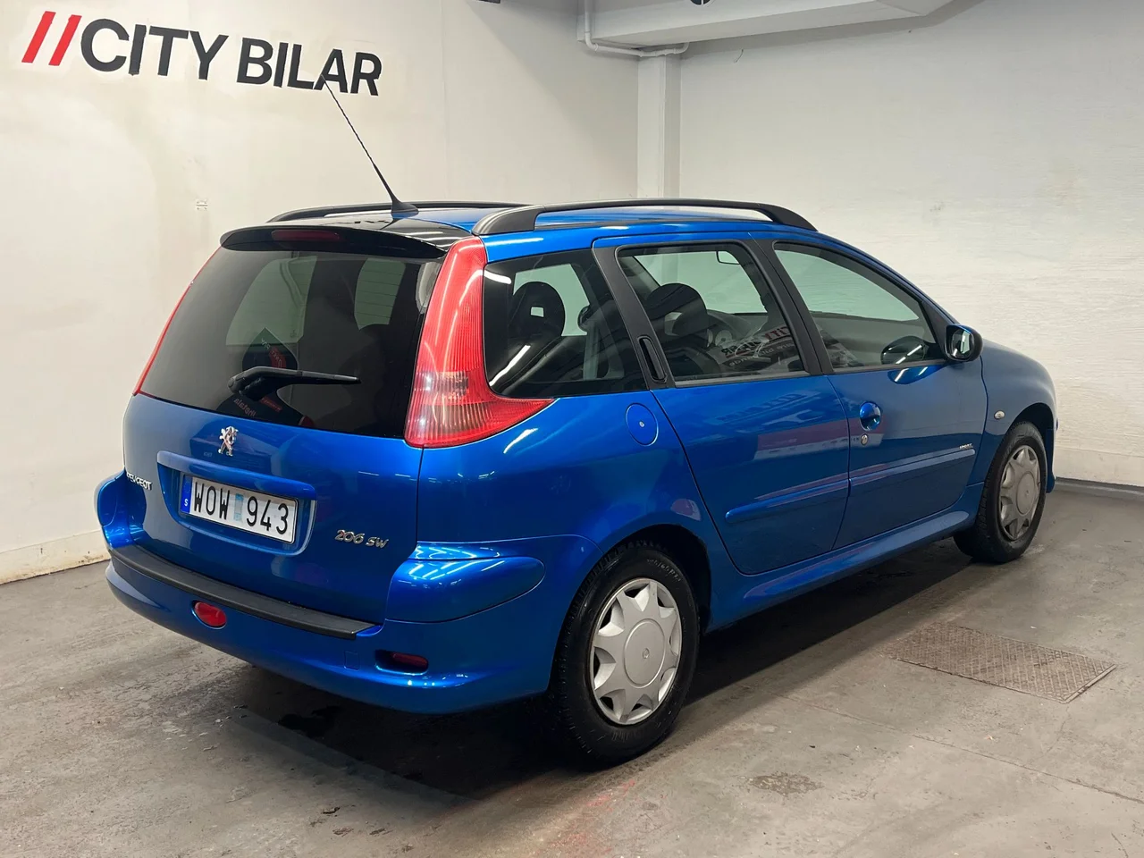 Peugeot 206 SW 1.6 Manuell, 109hk, 2005