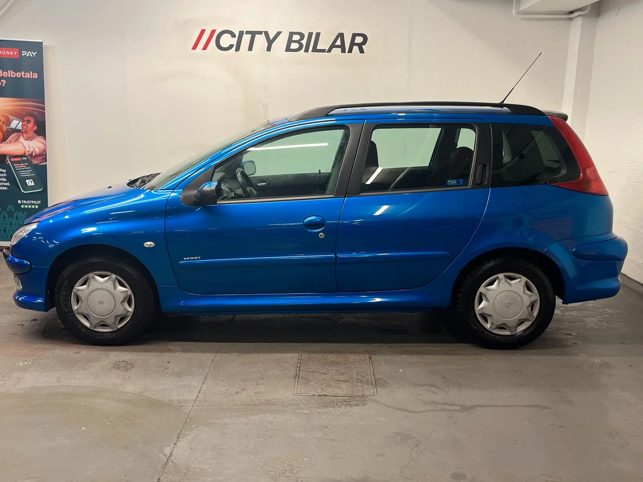 Peugeot 206 SW 1.6 Manuell, 109hk, 2005