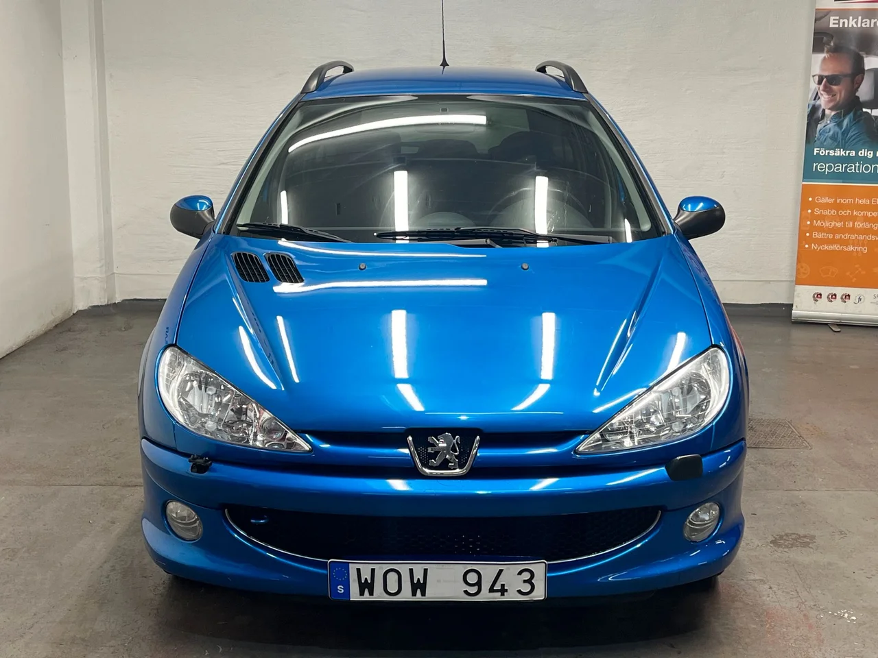 Peugeot 206 SW 1.6 Manuell, 109hk, 2005